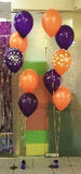 5 Balloons with 1 printed floor Bouquet