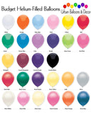 100 Budget Plain Balloons